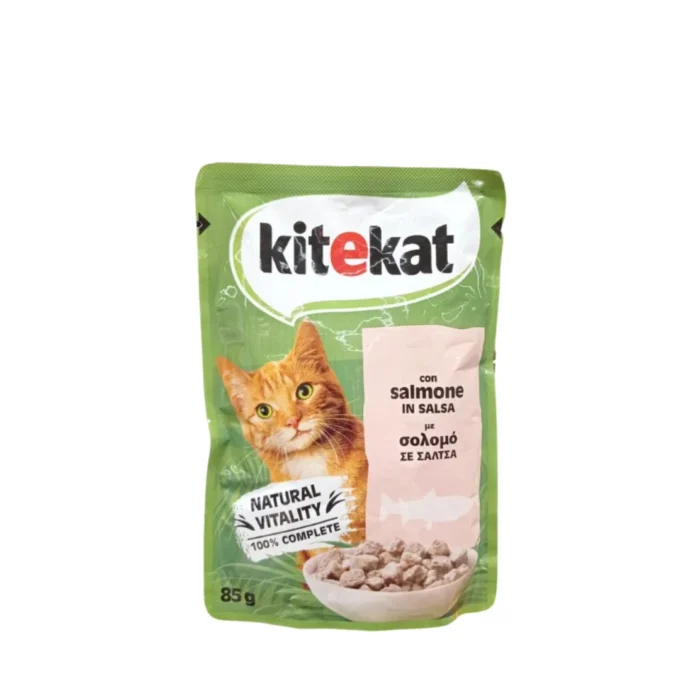 КОРМ ВЛАЖНЫЙ KITEKAT ЛОСОСЬ В СОУСЕ/85 ГР/П.П