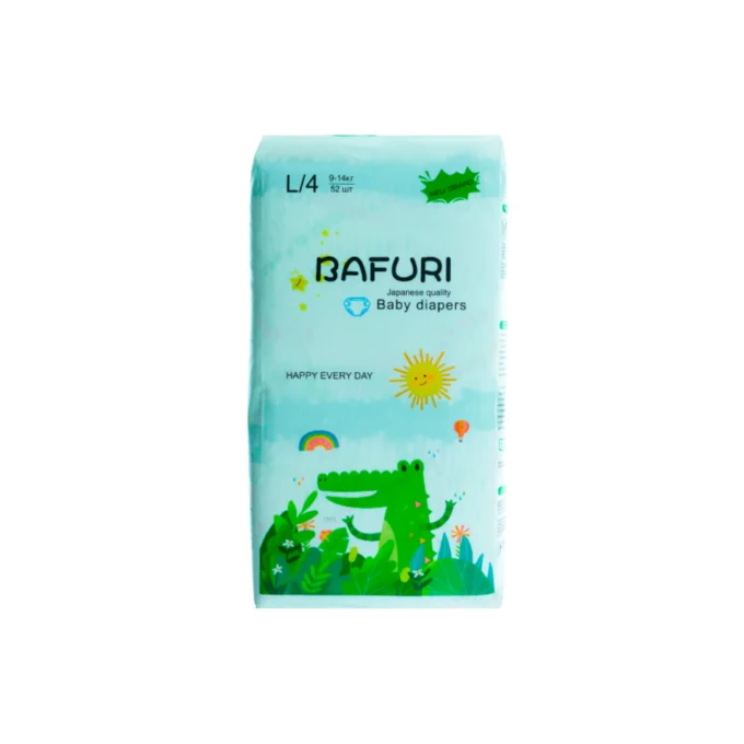 ПОДГУЗНИКИ ДЕТСКИЕ BAFURI L/4, 52ШТ